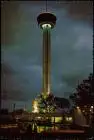 Postcard San Antonio THE TOWER OF THE AMERICAS bei Nacht 1979