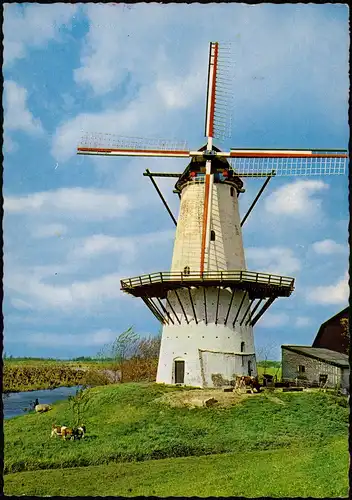 Postkaart Enspeyk (Gelderland) Korenmolen. Kornmühle Moulin à blé 1966