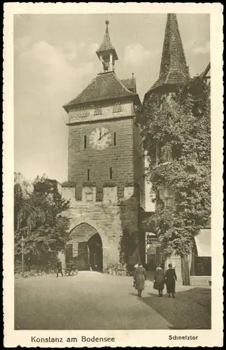 Ansichtskarte Konstanz Partie am Schnetztor 1920