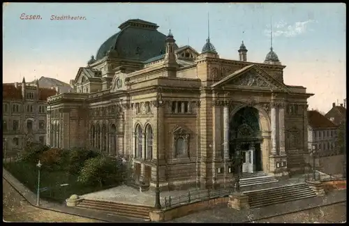 Ansichtskarte Essen (Ruhr) Stadttheater 1916