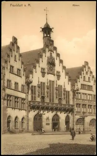 Ansichtskarte Frankfurt am Main Römer 1915