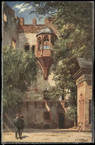 Ansichtskarte Heidelberg Heidelberger Schloss - Künstlerkarte 1918