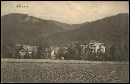 Ansichtskarte Bad Heilbrunn Blick auf die Stadt 1913