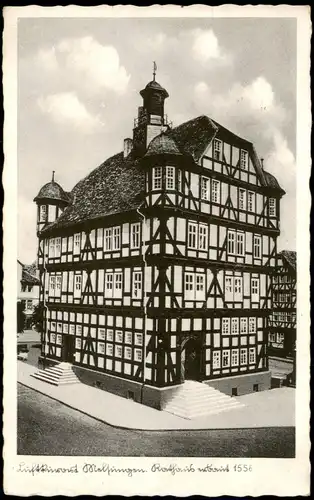 Ansichtskarte Meisungen b. Fulda Rathaus 1939