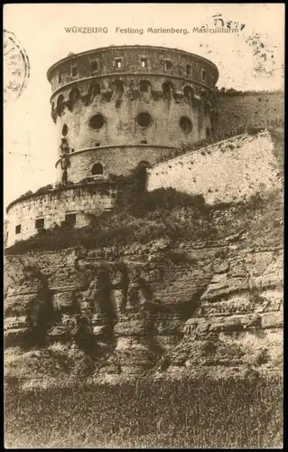 Ansichtskarte Würzburg Festung Marienberg, Masiculitum 1913