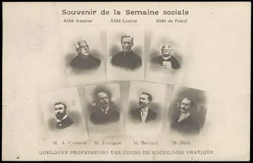 .Frankreich Frankreich Politik Abbe Antoine, Abbe Lemire Religion 1905