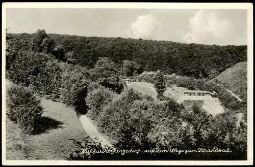 Ansichtskarte Rengsdorf Ortsansicht Partie am Strandbad 1930