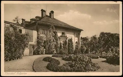 Ansichtskarte Ebersdorf-Saalburg-Ebersdorf (Saale) Ebersdorf Hofgarten 1920