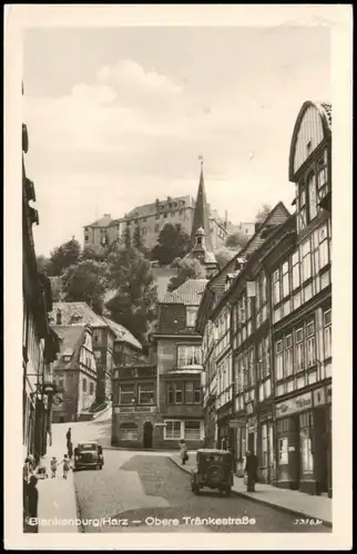 Ansichtskarte Blankenburg (Harz) Obere Tränkestraße 1955