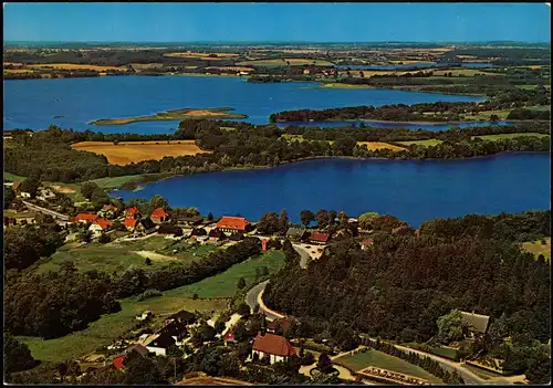 Ansichtskarte Niederkleveez-Bösdorf (Holstein) Luftaufnahme 1980