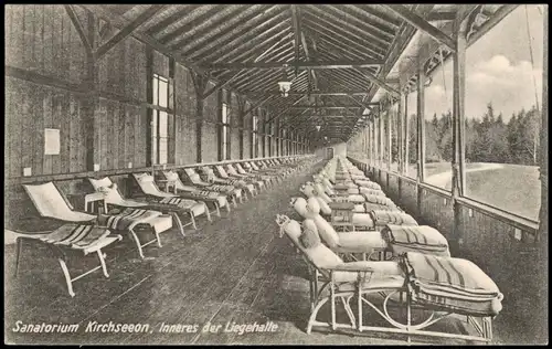 Ansichtskarte Kirchseeon Sanatorium Liegehalle 1909