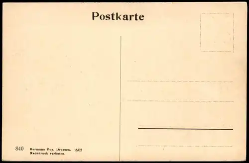 Postcard Tetschen-Bodenbach Decín Panorama-Ansicht Gesamtansicht 1909