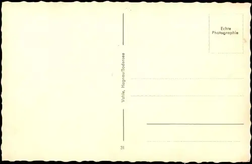 Ansichtskarte Hagnau (Bodensee) Bodensee Panorama-Ansicht, Strandbad 1950