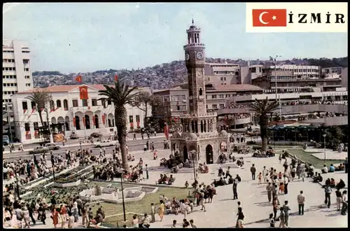 Smyrne İzmir Σμύρνη Smyrni Ortsansicht KONAK MEYDANI-IZMIR-TÜRKİYE 1983