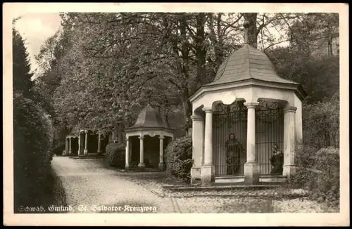 Ansichtskarte Schwäbisch Gmünd St. Salvator-Kreuzweg 1940