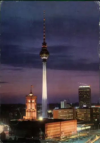 Berlin Fernseh- und UKW-Turm der Deutschen Post erbaut 1965/69 1975