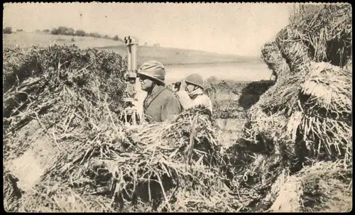 Militär & Propaganda (Frankreich); Aux manœuvres Observatoire d'Infanterie 1910