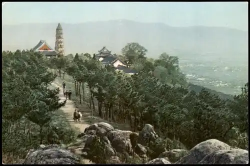 China (Allgemein) 苏州灵岩山 顾东昇摄 China Landschaft 1965