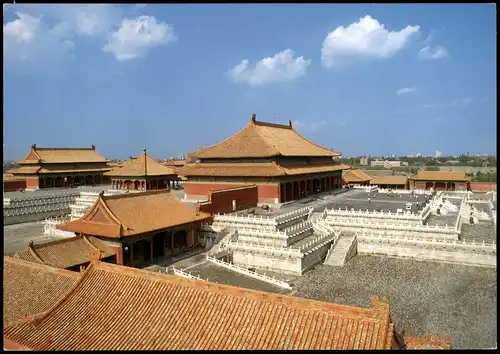 China (Allgemein) 太和殿全景 / 故宮 Full-view of Taihe Palace / Palace Museum 1990