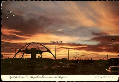 Los Angeles Airport (Flughafen) Night falls  
International Airport 1980