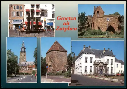 Zütphen Zutphen Ortsansichten Mehrbildkarte Groeten uit Zutphen 2000