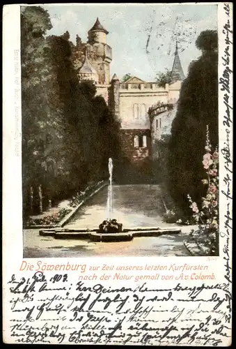 Bad Wilhelmshöhe Kassel Cassel Die Löwenburg zur Zeit unseres   Kurfürsten 1903