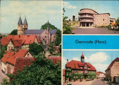 Gernrode-Quedlinburg 1 Spittelplatz  FDGB-Erholungsheim "Fritz Heckert"  1968