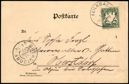 Ansichtskarte Jenbach (Tirol) Elekt. Bahn und Gasthaus 1902