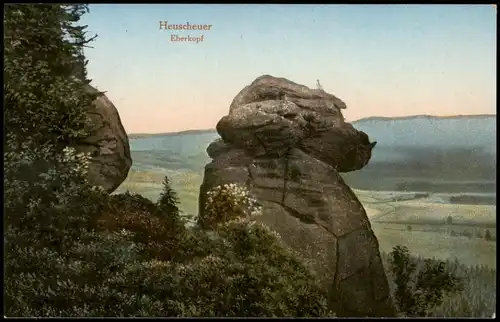 Postcard Karlsberg Karłów Heuscheuer Eberkopf 1910