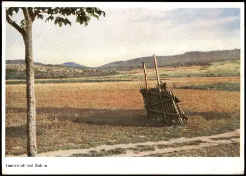 Postcard Dubno Дубно Landschaft bei Dubno Umland-Ansicht 1943