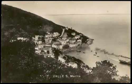 Valle Santa Maria - Elba Valle Santa Maria, Dampfer - Fotokarte 1928