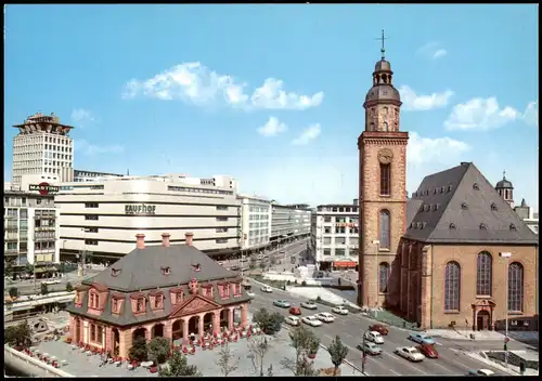 Ansichtskarte Frankfurt am Main Hauptwache, Kaufhof 1971