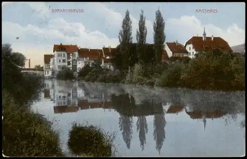 Ansichtskarte Dornach SO Dornachbrugg Amtshaus 1925