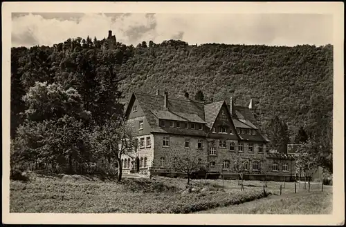 Honau Gasthof und Pension Olgahöhle am Fuße des Lichtensteins 1951