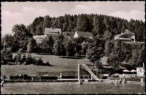 Ansichtskarte Bad Driburg Schwimmbad Freibad Parkschwimmbad 1964
