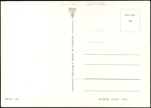 Sosa (Erzgebirge)-Eibenstock Konsum Gaststätte Meiler DDR Mehrbildkarte 1971