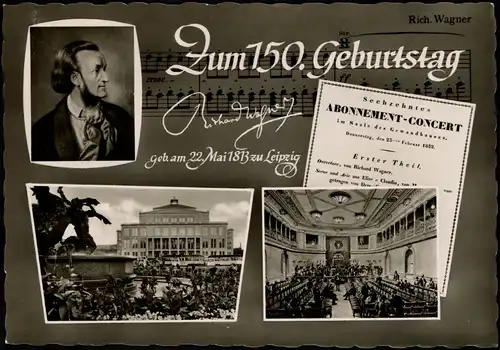 Ansichtskarte Leipzig Oper (Opernhaus) 1963