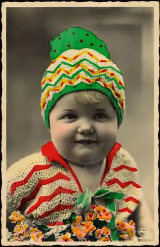 Ansichtskarte  Soziales Leben - Kind Kinder Foto 1931   gel  Stempel KUPFERZELL
