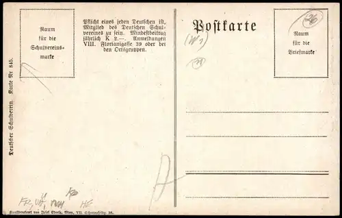 Ansichtskarte Wien Junge Zeitungsbursche vor der Hofburg Künstlerkarte 1913