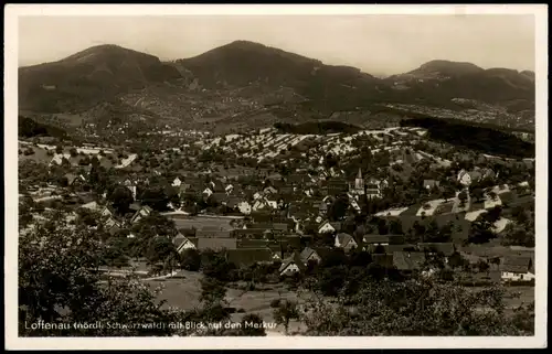 Ansichtskarte Loffenau (LK Calw) Blick auf die Stadt 1936