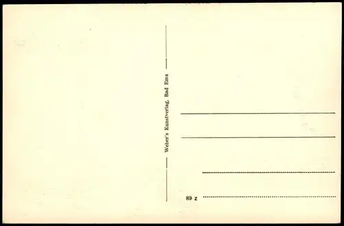 Ansichtskarte Bad Ems Panorama-Ansicht mit Fluss Ems 1920