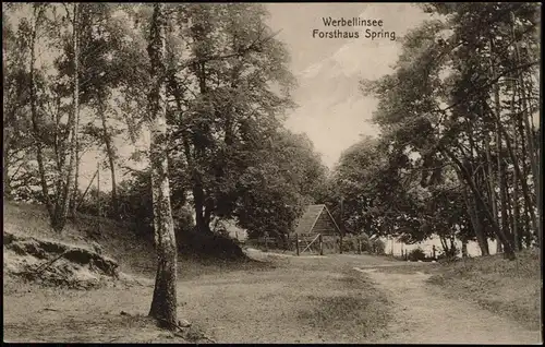 Altenhof-Werbellinsee-Schorfheide Forsthaus Spring Werbellinsee 1912