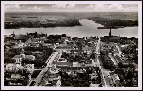 Ansichtskarte Neuruppin Luftbild Flugzeugaufnahme 1930