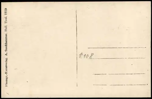 Ansichtskarte Hall in Tirol Solbad Hall Panorama-Ansicht Berg-Ansicht 1919