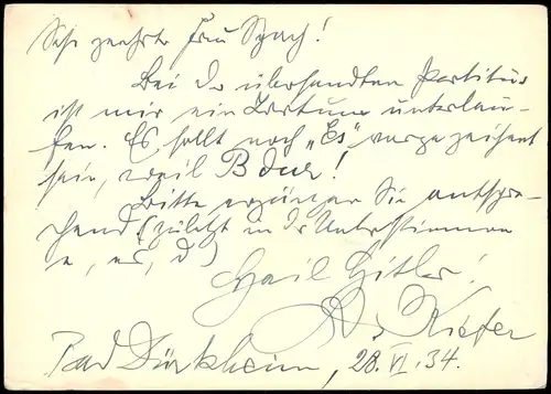 Ansichtskarte Mitte-Berlin Deutschland, Deutschland über alles! 1933  Stempel Bahnpost Ludwigshafen