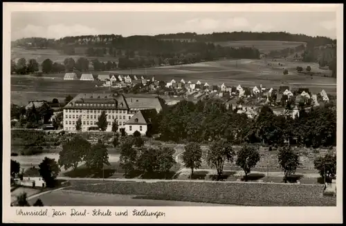Wunsiedel (Fichtelgebirge) Umland-Ansicht Jean Raul Schule und Siedlungen 1940