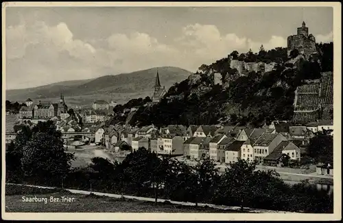 Ansichtskarte Saarburg/Trier Partie an der Stadt 1935
