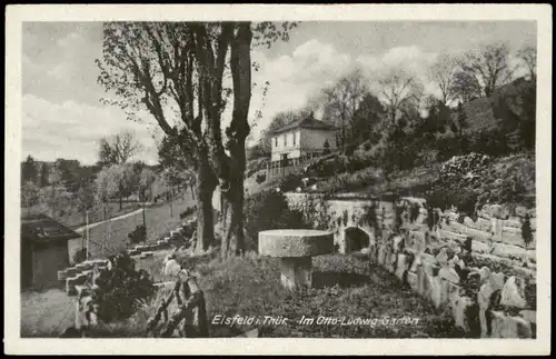 Ansichtskarte Eisfeld Im Otto-Ludwig-Garten 1940