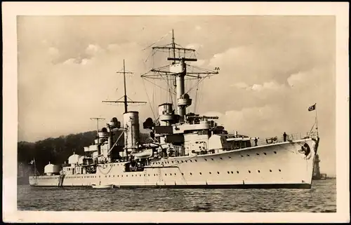 Ansichtskarte  Schiff Kriegsschiff (Marine) Leichter Kreuzer Königsberg 1940