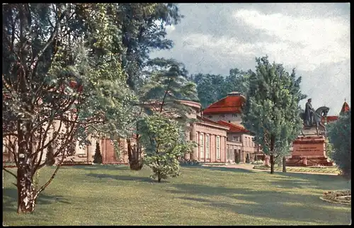 Ansichtskarte Cannstatt-Stuttgart Partie beim Kursaal 1910